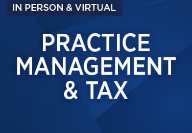 Practice Management and Tax Conference